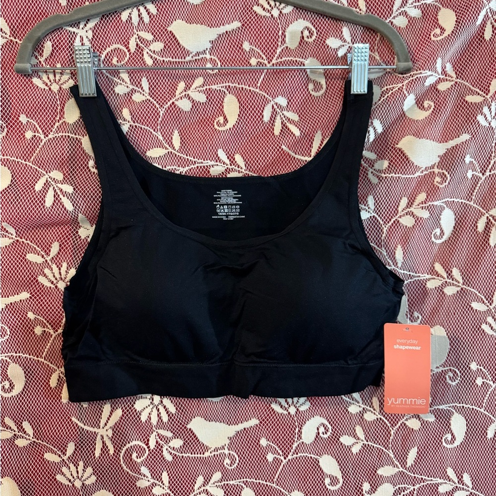 Yummie by Heather Thomson Black Sports Bra